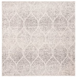 Charger l&#39;image dans la visionneuse de galerie, Tapis d&#39;intérieur carré Safavieh Madison Austen, ivoire/argent, 2,7 m x 2,7 m

