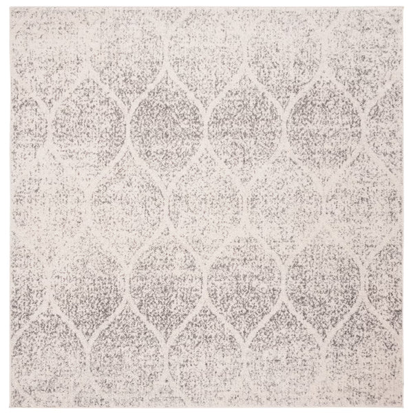 Tapis d'intérieur carré Safavieh Madison Austen, ivoire/argent, 2,7 m x 2,7 m