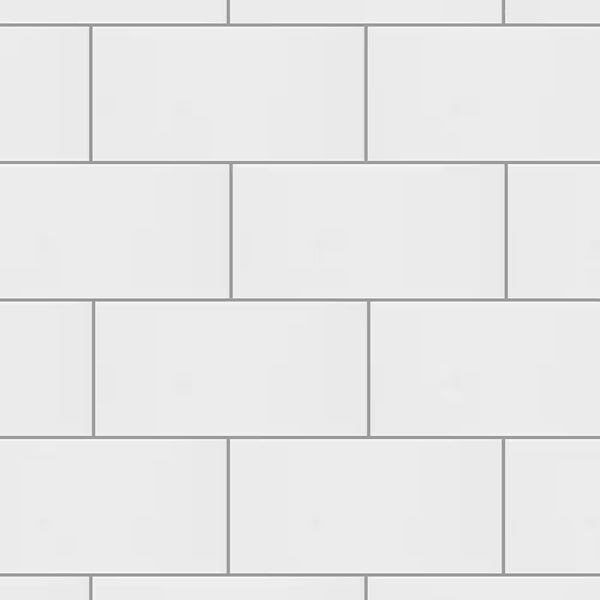 Carreau mural en céramique Merola Tile Projectos Urban, blanc brillant, 3 7/8 po x 7 3/4 po (11,47 pi²/caisse)