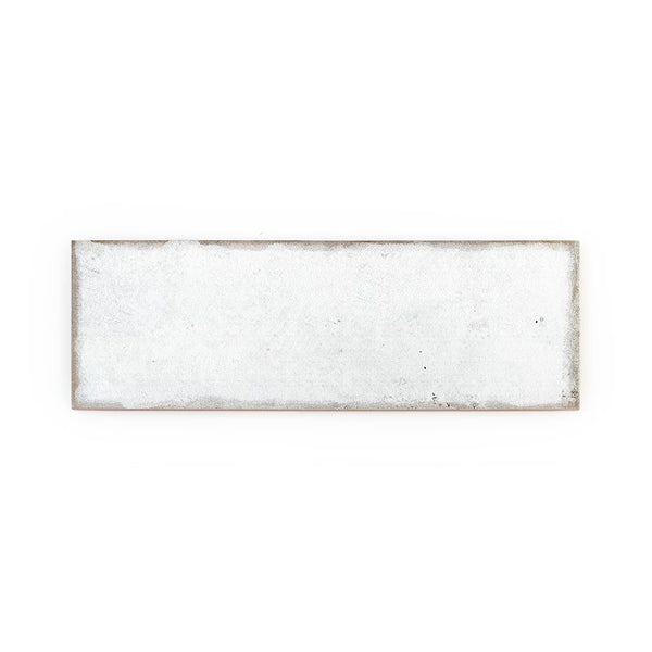 Carrelage mural en céramique brillant Jeffrey Court Reina Cloud White, 4 po x 12 po (10,98 pi²/caisse)