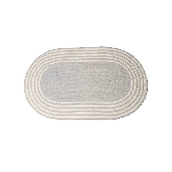 Colonial Mills Narragansett Gray 5 ft. x 7 ft. Oval Indoor Rug