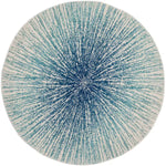 Charger l&#39;image dans la visionneuse de galerie, Tapis d&#39;intérieur rond Safavieh Evoke Martin Royal / Ivoire 6 pi 7 po x 6 pi 7 po
