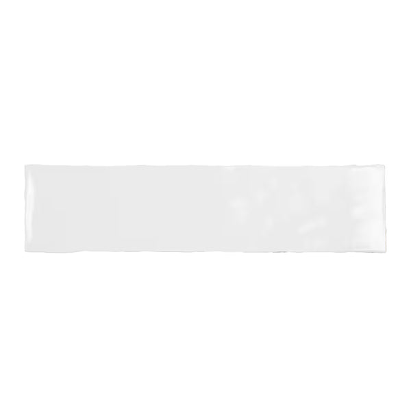 Modamo Santa Clara Glossy White 3 in. x 12 in. Ceramic Wall Tile (6.24 Sq. Ft./Case)