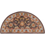 Charger l&#39;image dans la visionneuse de galerie, Tapis d&#39;intérieur traditionnel semi-circulaire Benicia Blue de 60 cm x 120 cm d&#39;Artistic Weavers
