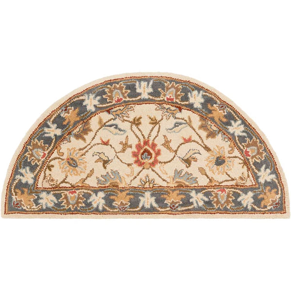Artistic Weavers John Camel 2x4 ft. Wool Hearth Indoor Semi-Circle Rug ...