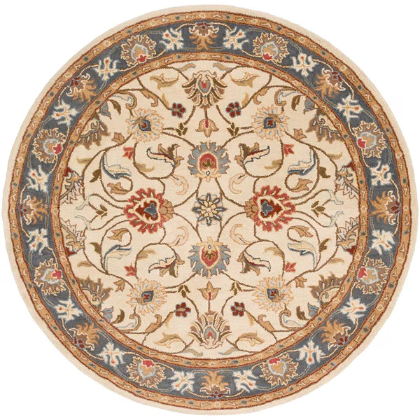 Tapis d'intérieur rond Artistic Weavers John Camel 6 pi x 6 pi