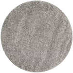 Charger l&#39;image dans la visionneuse de galerie, Tapis d&#39;intérieur rond Safavieh Shag Felicia Silver 4 pi x 4 pi
