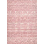 Load image into Gallery viewer, nuLOOM Moroccan Blythe Pink 4 ft. x 4 ft. Indoor Square Rug
