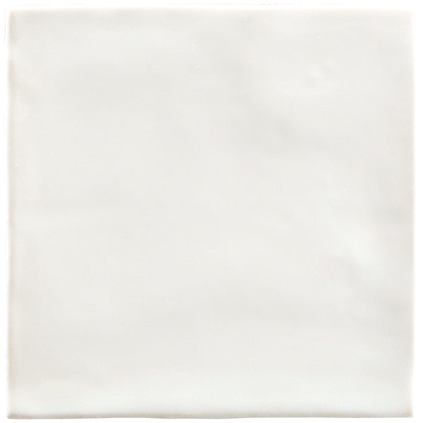 Anatolia 5-inch x 5-inch Moroccan Cotton Glossy Pressed Ceramic Wall Tile