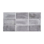 Load image into Gallery viewer, Jeffrey Court Gris Rustico 3-inch x 6-inch Glossy Ceramic Wall Tile (5.38 sq. ft. / case)
