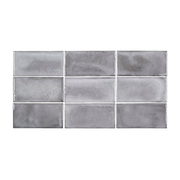 Jeffrey Court Gris Rustico 3-inch x 6-inch Glossy Ceramic Wall Tile (5.38 sq. ft. / case)