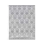 Charger l&#39;image dans la visionneuse de galerie, Tapis d&#39;extérieur StyleWell gris Geo 6 pi x 9 pi
