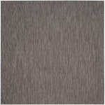 Charger l&#39;image dans la visionneuse de galerie, Safavieh Courtyard Neal Black / Beige 4 ft. x 4 ft. Indoor/Outdoor Square Area Rug

