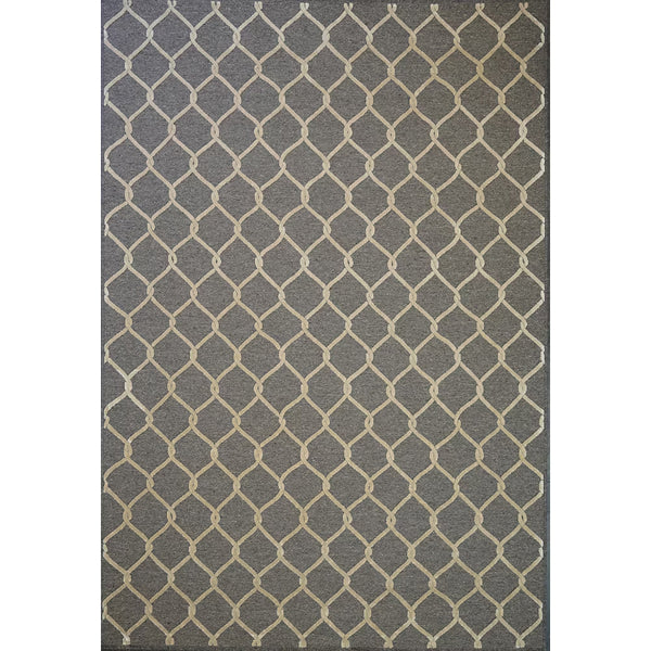 Tapis d'intérieur Juno Hanna Bowline, anthracite/ivoire, 1,5 m x 2,1 m