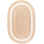Load image into Gallery viewer, nuLOOM Hand Woven Rigo Jute Rug Natural 4 ft. x 6 ft. Indoor Oval Rug