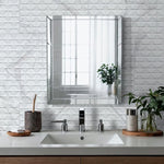 Load image into Gallery viewer, MSI Stone ULC Dymo Statuary Chex White 12 in. x 24 in. Glossy Ceramic Patterned Look Wall Tile (16 Sq. Ft./Case)
