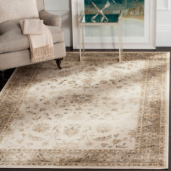 Safavieh Vintage Laird Stone / Mouse 6 ft. x 6 ft. Square Indoor Area Rug