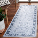Charger l&#39;image dans la visionneuse de galerie, Tapis de couloir d&#39;intérieur lavable en machine Safavieh Arizona Elsie, gris clair/gris vert, 2 pi 6 po x 8 pi
