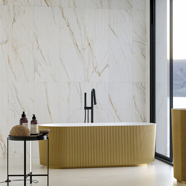 MSI Stone ULC UrbanSlat Marmiro Gold 16-inch x 48-inch Matte Ceramic Wall Tile (15.51 sq. ft./Case)