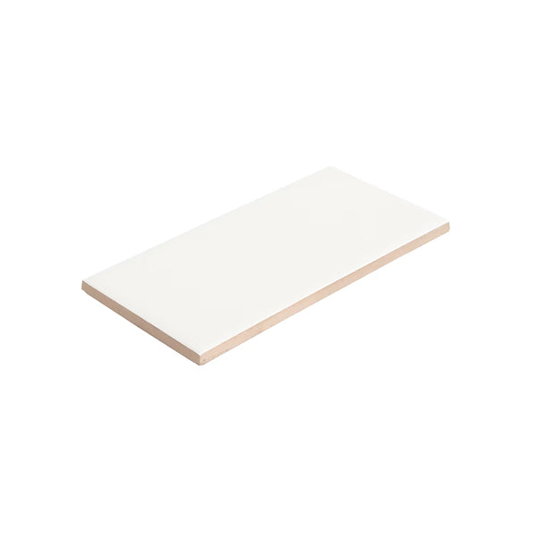 Carrelage mural en céramique pressée Anatolia, 3 po x 6 po, blanc mat (10,66 pi²/caisse)