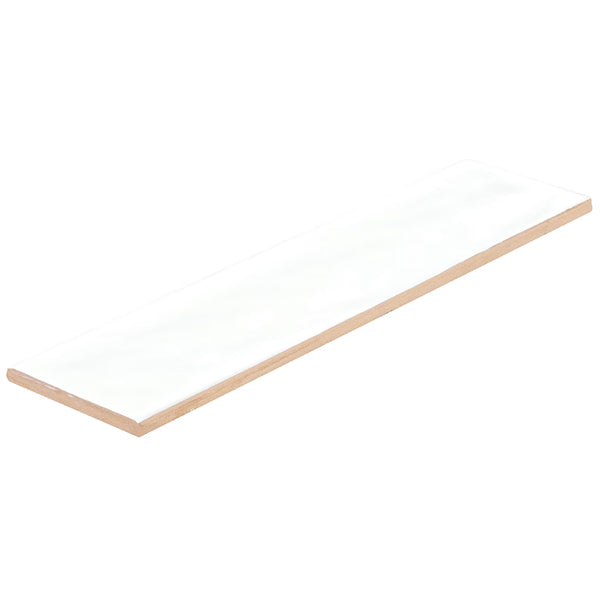 Carrelage mural pressé mat blanc artisanal Anatolia 3 po x 12 po (10,66 pi²/boîte)