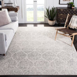 Charger l&#39;image dans la visionneuse de galerie, Tapis d&#39;intérieur carré Safavieh Madison Austen, ivoire/argent, 2,7 m x 2,7 m
