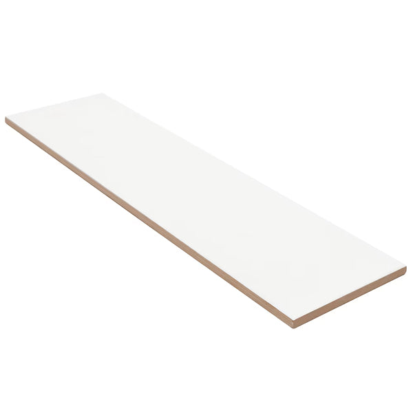 Carrelage mural en céramique pressée Anatolia, 4 po x 16 po, blanc mat (10,76 pi²/boîte)