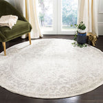Charger l&#39;image dans la visionneuse de galerie, Tapis d&#39;intérieur rond Safavieh Adirondack Mackenzie, ivoire/argent, 90 cm x 90 cm
