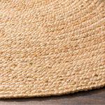 Charger l&#39;image dans la visionneuse de galerie, Tapis d&#39;intérieur rond Safavieh Natural Fiber Trafford Natural 90 cm x 90 cm
