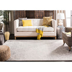 Charger l&#39;image dans la visionneuse de galerie, Tapis d&#39;intérieur carré Safavieh Madison Austen, ivoire/argent, 2,7 m x 2,7 m
