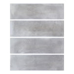 Charger l&#39;image dans la visionneuse de galerie, Carrelage mural en céramique brillant Jeffrey Court Heirloom Grey, 6 po x 20 po (10,313 pi²/caisse)

