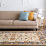 Charger l&#39;image dans la visionneuse de galerie, Tapis d&#39;intérieur rond Artistic Weavers John Camel 6 pi x 6 pi
