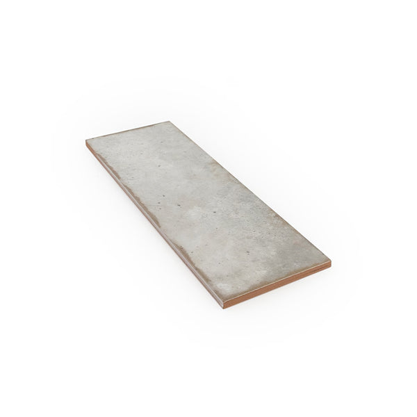 Carrelage mural en céramique brillant Jeffrey Court Reina Steel 4 po x 12 po (10,98 pi²/caisse)