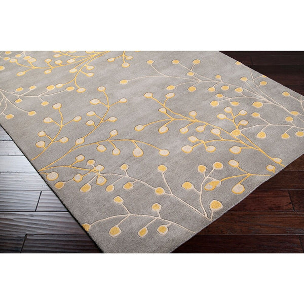 Tapis d'intérieur semi-circulaire transitionnel Artistic Weavers Arroyo gris 2 pi x 4 pi