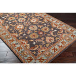 Charger l&#39;image dans la visionneuse de galerie, Tapis d&#39;intérieur traditionnel semi-circulaire Benicia Blue de 60 cm x 120 cm d&#39;Artistic Weavers
