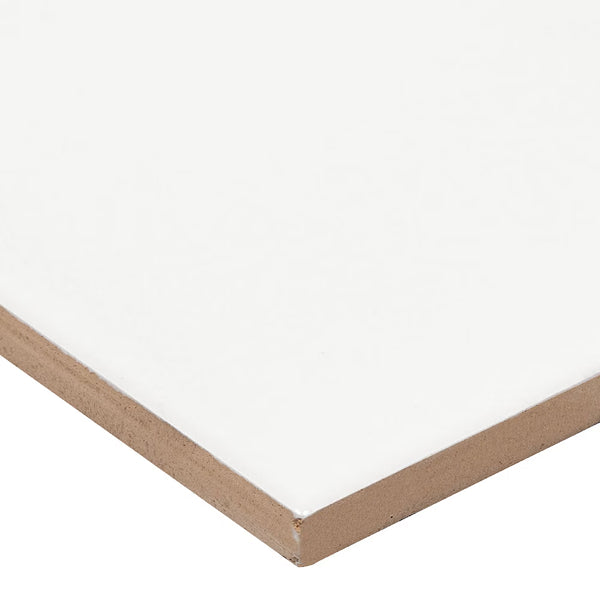 Carrelage mural en céramique pressée Anatolia, 4 po x 16 po, blanc mat (10,76 pi²/boîte)