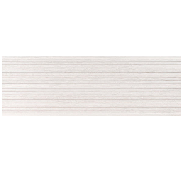 MSI Stone ULC Urban Ridge Bianco 16-inch x 48-inch Matte Ceramic Fluted Wall Tile (15.51 sq. ft./Case)