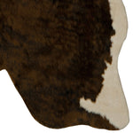 Charger l&#39;image dans la visionneuse de galerie, Tapis d&#39;intérieur décoratif en similicuir de vache Linon Home Décor Products, 91 cm x 152 cm, couleur Brindle
