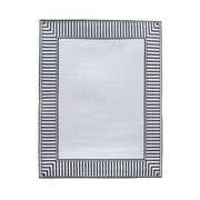 StyleWell Black w/ White 6 ft. x 9 ft. Outdoor Area Rug