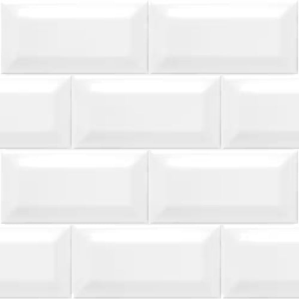 Anatolia Metro Beveled White Gloss 3-inch x 6-inch Wall Tile