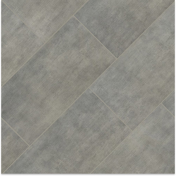 Carreaux de sol et de mur en céramique mat MSI Stone ULC Gridscale Concrete, 12 po x 24 po (16 pi²/caisse)