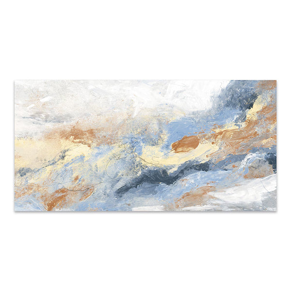 Modamo Abstract Decor Polished Blue 24-inch x 48-inch Porcelain Floor and Wall Tile (15.49 Sq. Ft./Case)