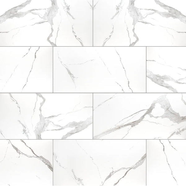MSI Ader Tegal 12 in. x 24 in. Polished Marble Look Porcelain Tile (16 sq.ft./Case)