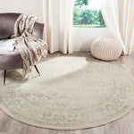 Charger l&#39;image dans la visionneuse de galerie, Tapis d&#39;intérieur rond Safavieh Adirondack Mackenzie, ivoire/sauge, 1,8 m x 1,8 m
