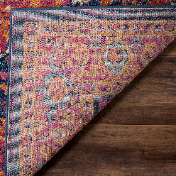 Safavieh Evoke Watson Fuchsia / Orange 5 ft. 1 in. x 5 ft. 1 in. Square Area Rug