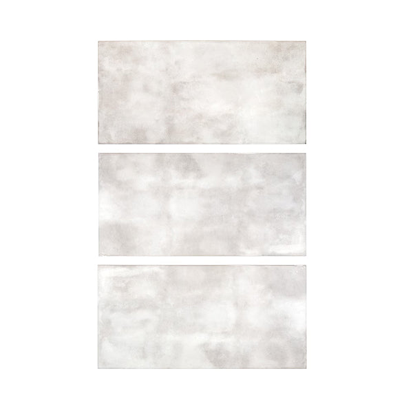 Carrelage mural en céramique brillant blanc Heirloom de Jeffrey Court, 25,4 cm x 50,8 cm (10,634 pi²/caisse)