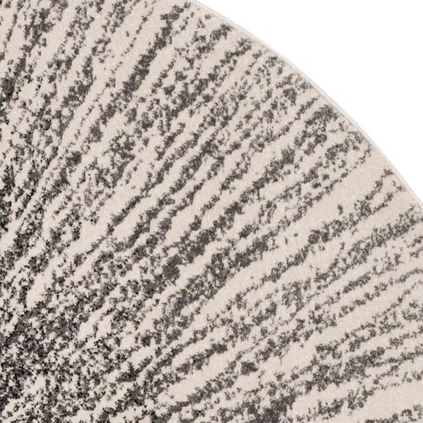 Tapis d'intérieur rond Safavieh Evoke Martin, noir/ivoire, 1,80 m x 1,80 m