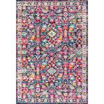 Load image into Gallery viewer, JONATHAN Y Modern Persian Boho Floral Multi/Purple 5 ft. Square Area Rug
