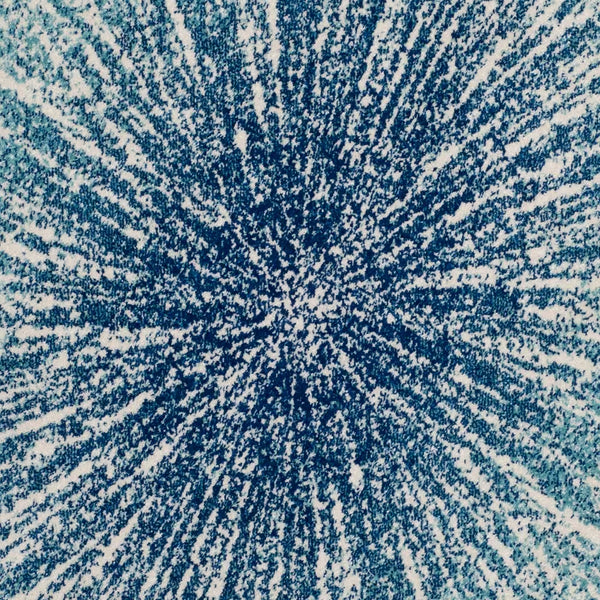 Tapis d'intérieur rond Safavieh Evoke Martin Royal / Ivoire 6 pi 7 po x 6 pi 7 po