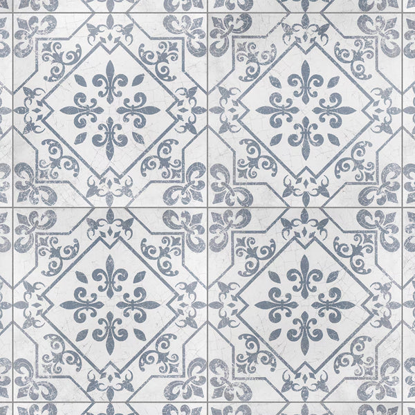 Merola Tile Atlantic Azul 17-5/8-inch x 17-5/8-inch Ceramic Floor and Wall Tile (15.33 sq. ft./Case)